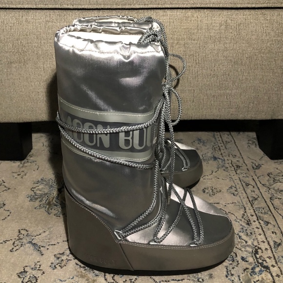 MOON BOOT Icon Glance metallic shell and snow boots - Picture 6 of 12